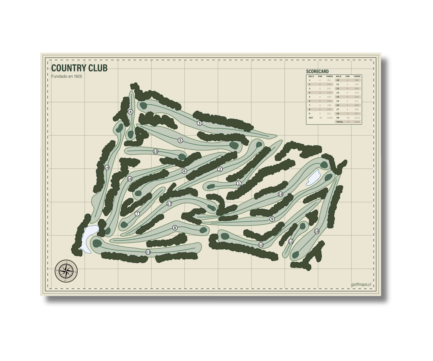 Lámina Prince of Wales Country Club - Safari Series