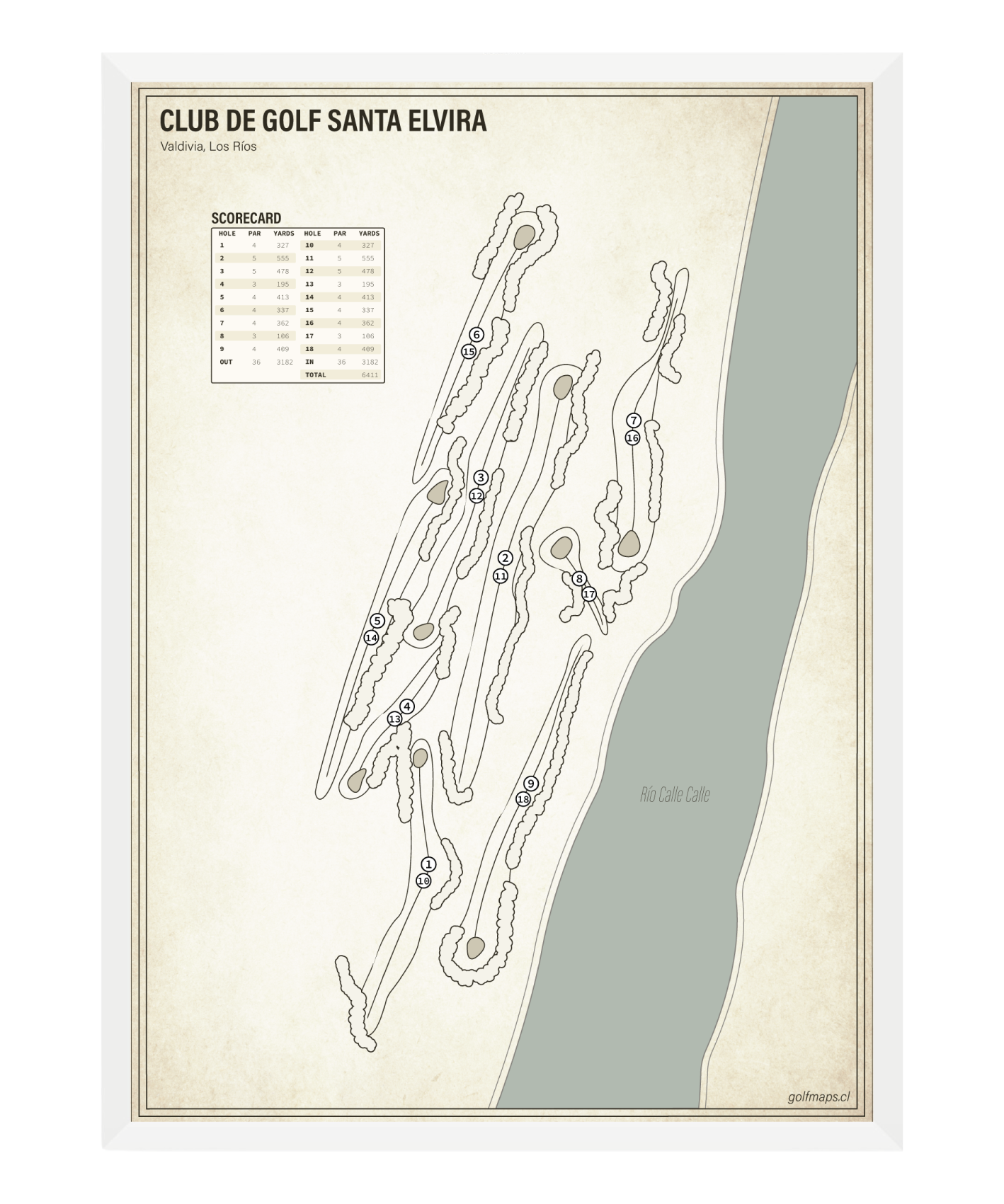 Club de Golf Santa Elvira - Treasure Map Series