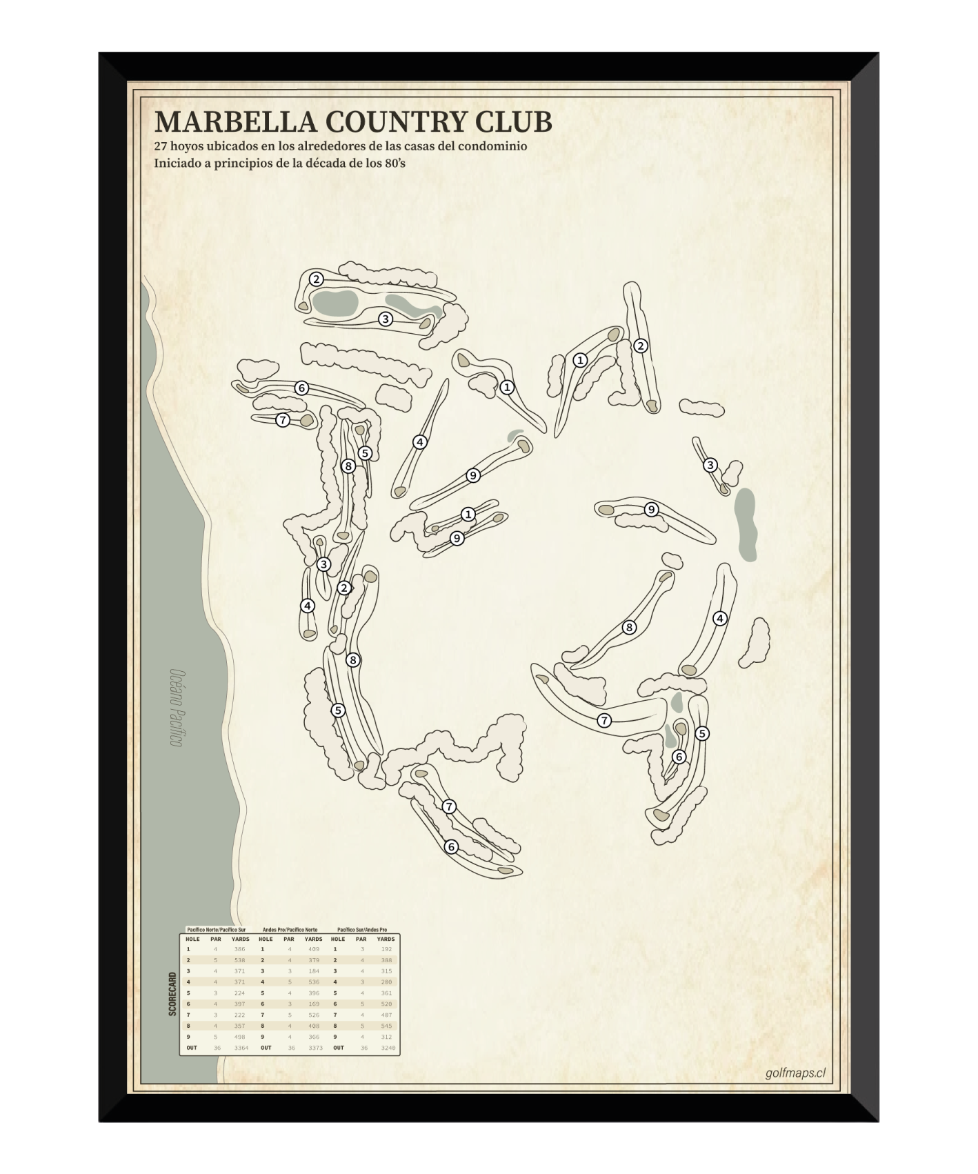 Marbella Country Club - Treasure Map Series