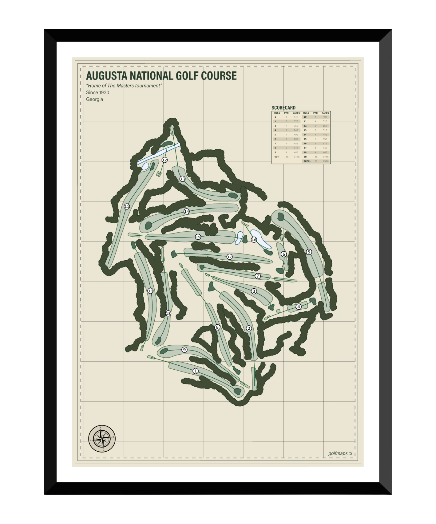 Augusta National Golf Course - Safari Series