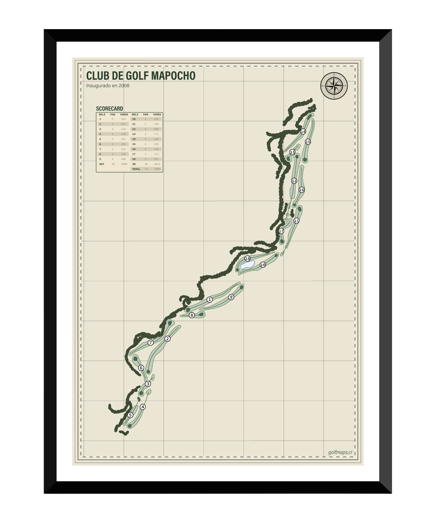 Club de Golf Mapocho - Treasure Map Series
