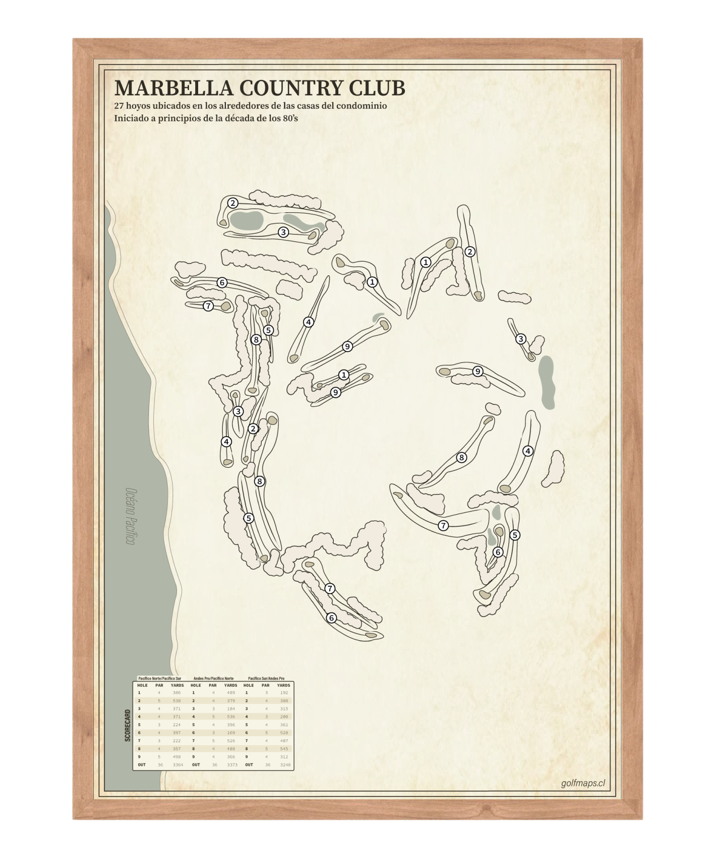 Marbella Country Club - Treasure Map Series