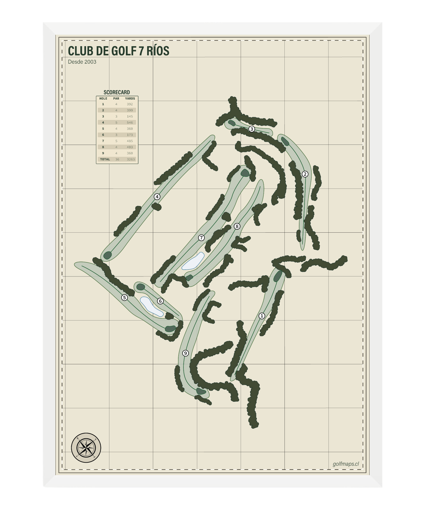Club de Golf 7 Ríos - Treasure Map Series