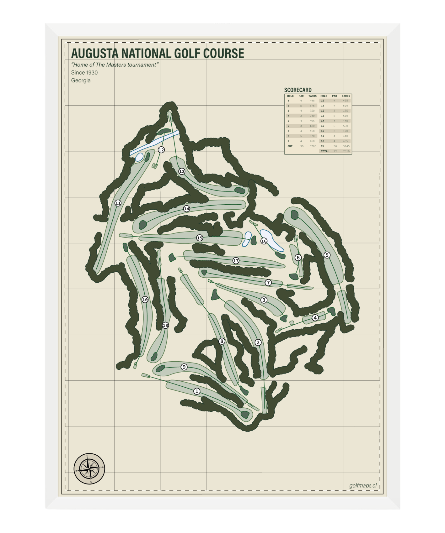 Augusta National Golf Course - Safari Series