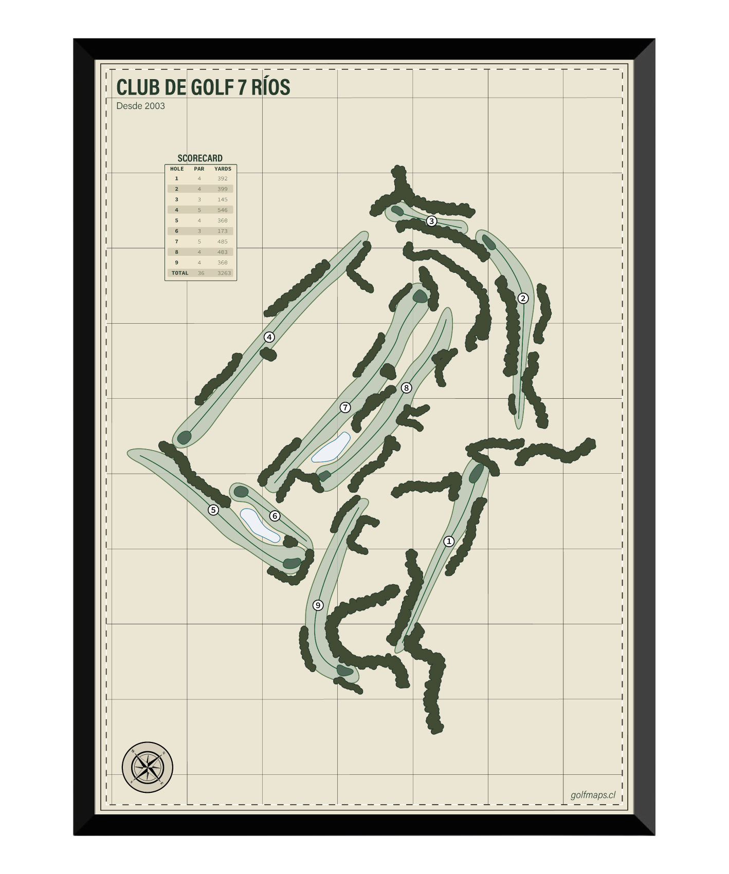 Club de Golf 7 Ríos - Treasure Map Series