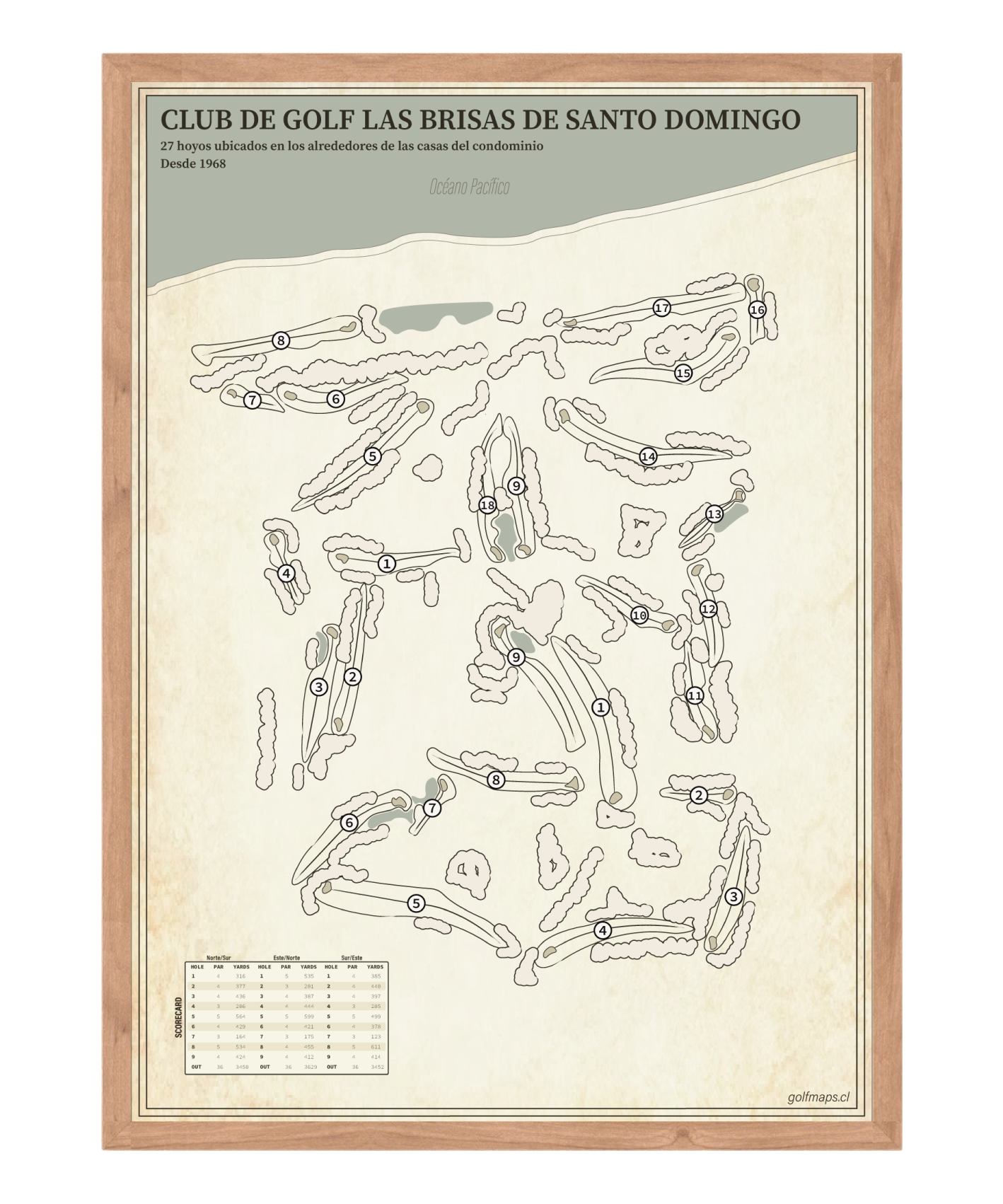 Club de Golf Las Brisas de Santo Domingo - Treasure Map Series