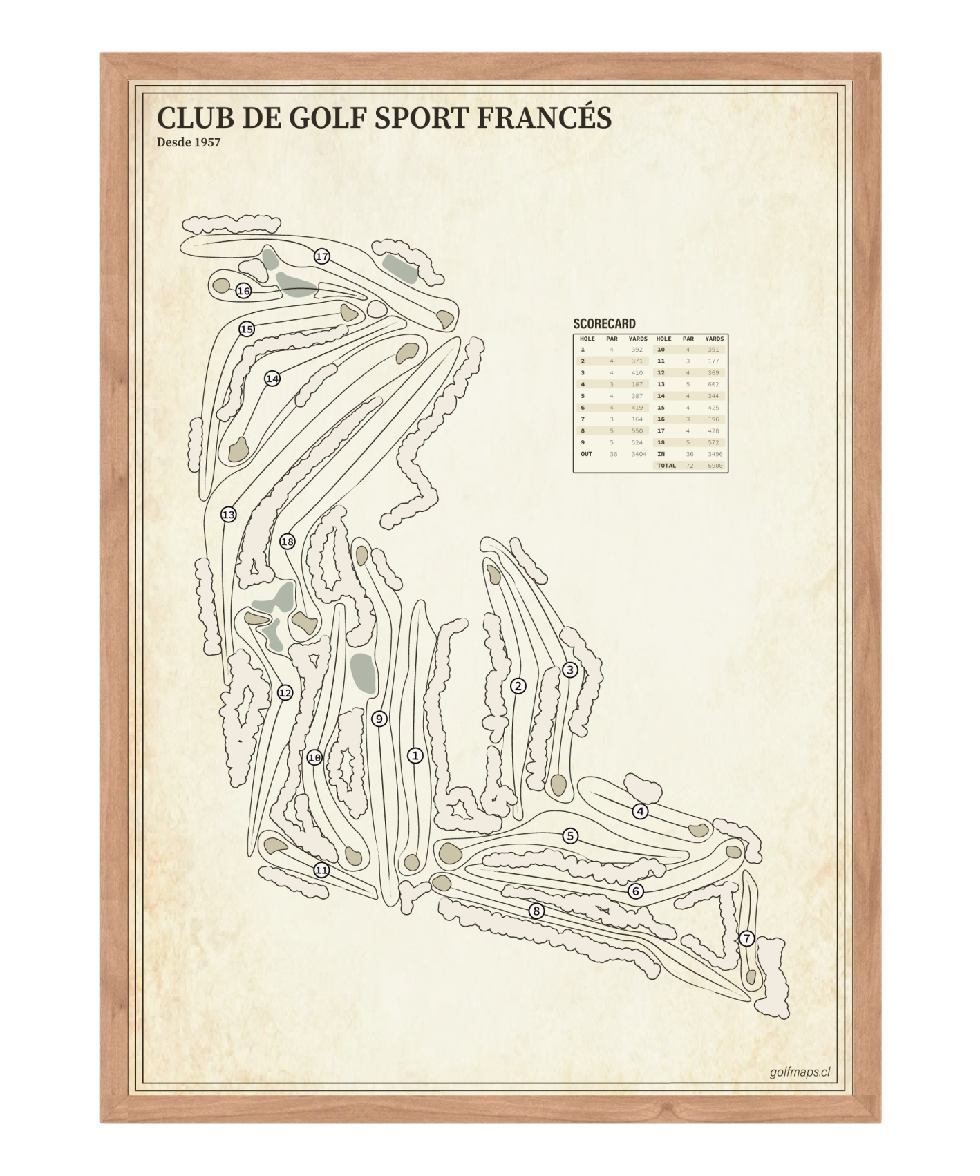 Club de Golf Sport Francés - Treasure Map Series