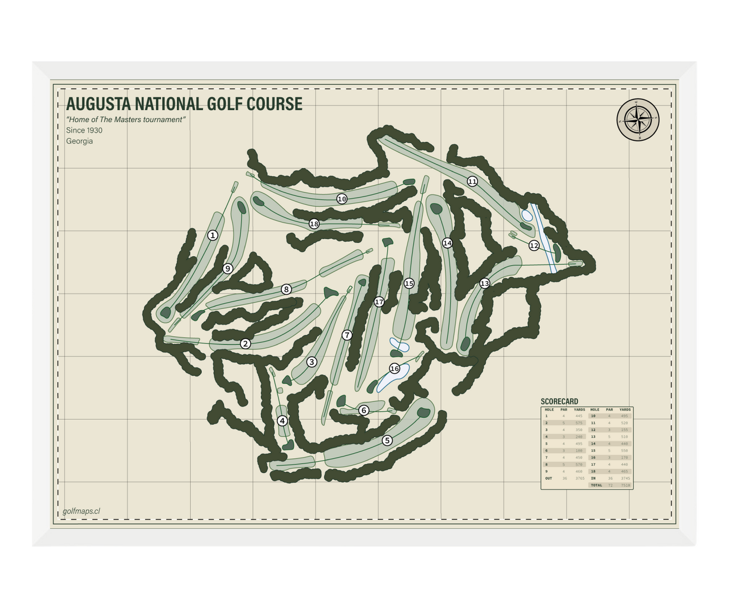 Augusta National Golf Course - Safari Series