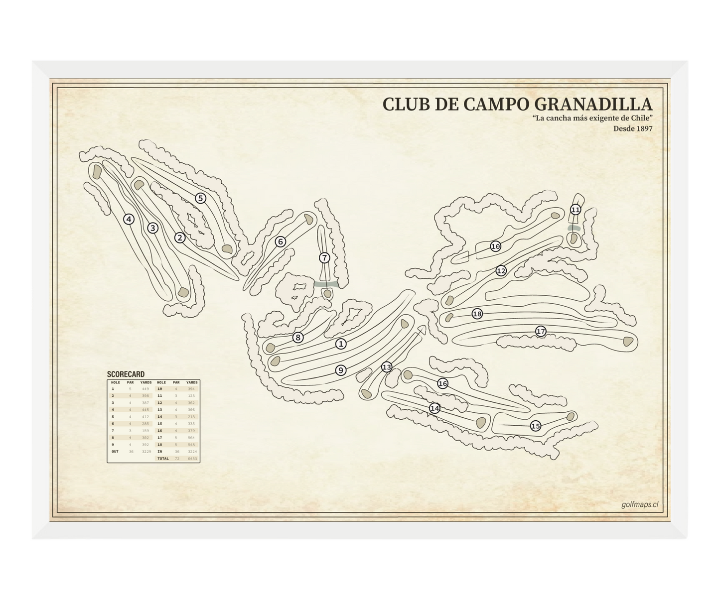 Club de Campo Granadilla - Treasure Map Series