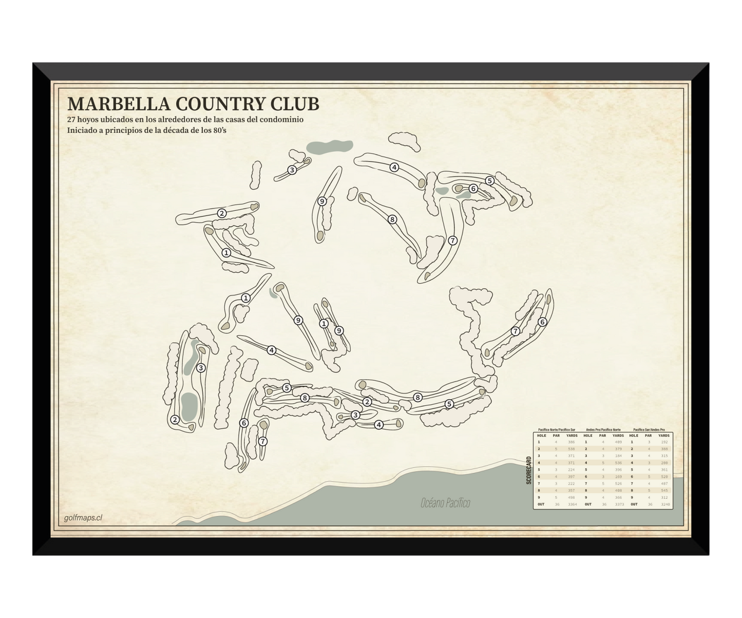 Marbella Country Club - Treasure Map Series