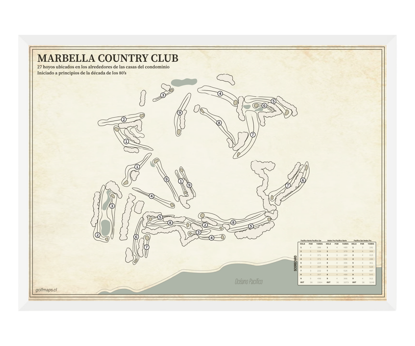 Marbella Country Club - Treasure Map Series