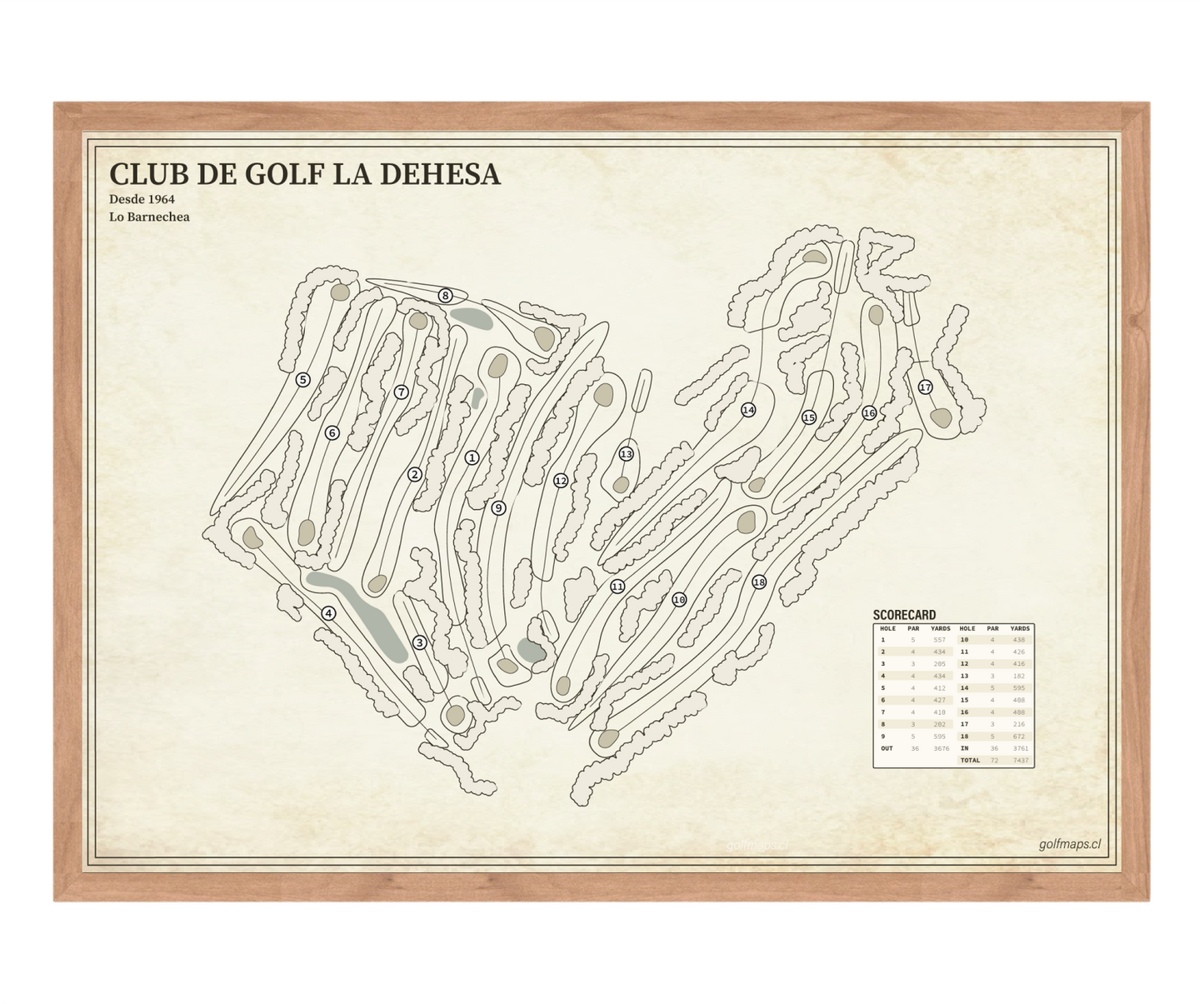 Club de Golf La Dehesa - Treasure Map Series
