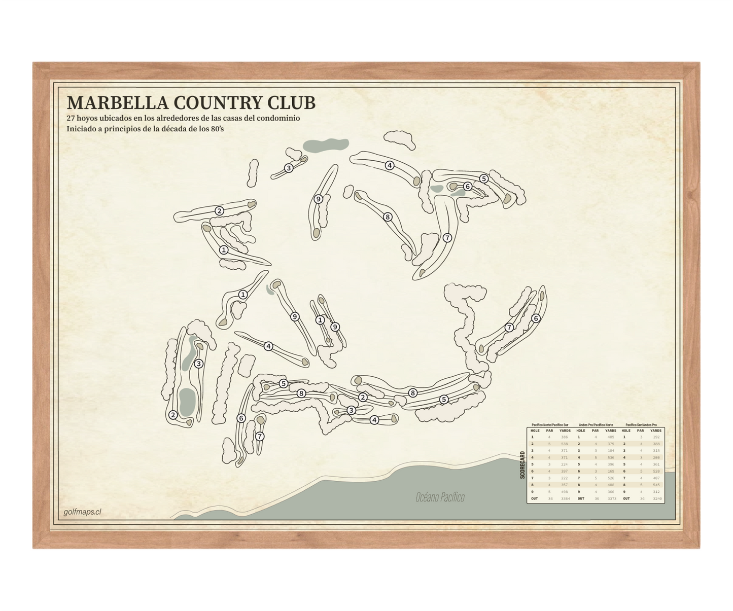 Marbella Country Club - Treasure Map Series