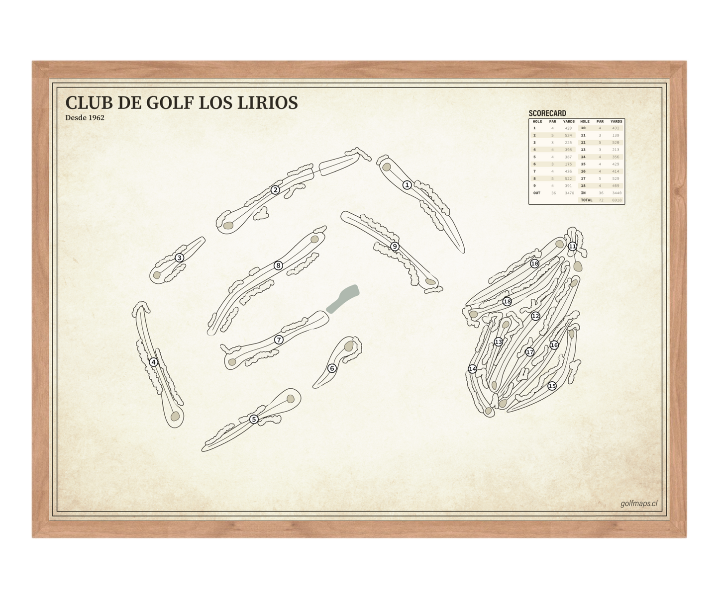 Club de Golf Los Lirios - Treasure Map Series