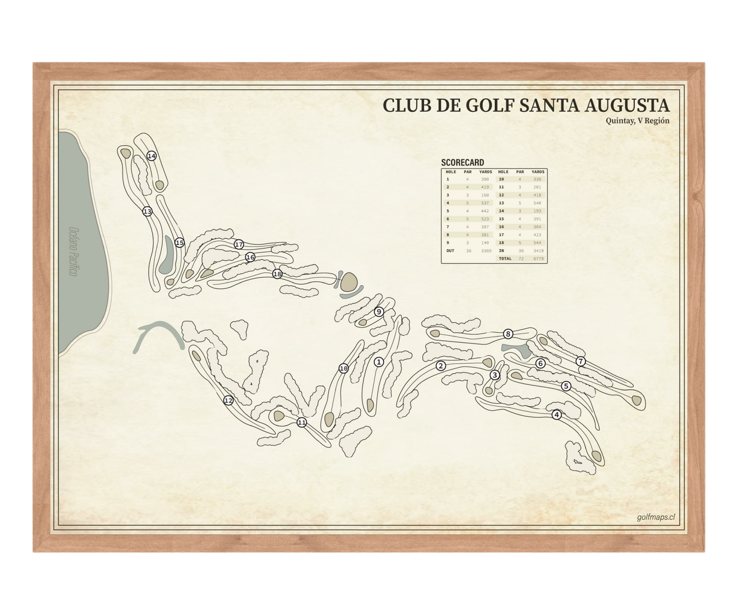Club de Golf Santa Augusta - Treasure Map Series