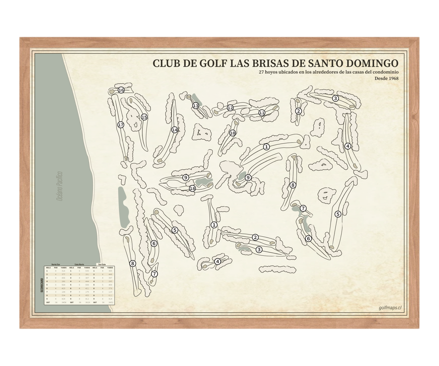 Club de Golf Las Brisas de Santo Domingo - Treasure Map Series