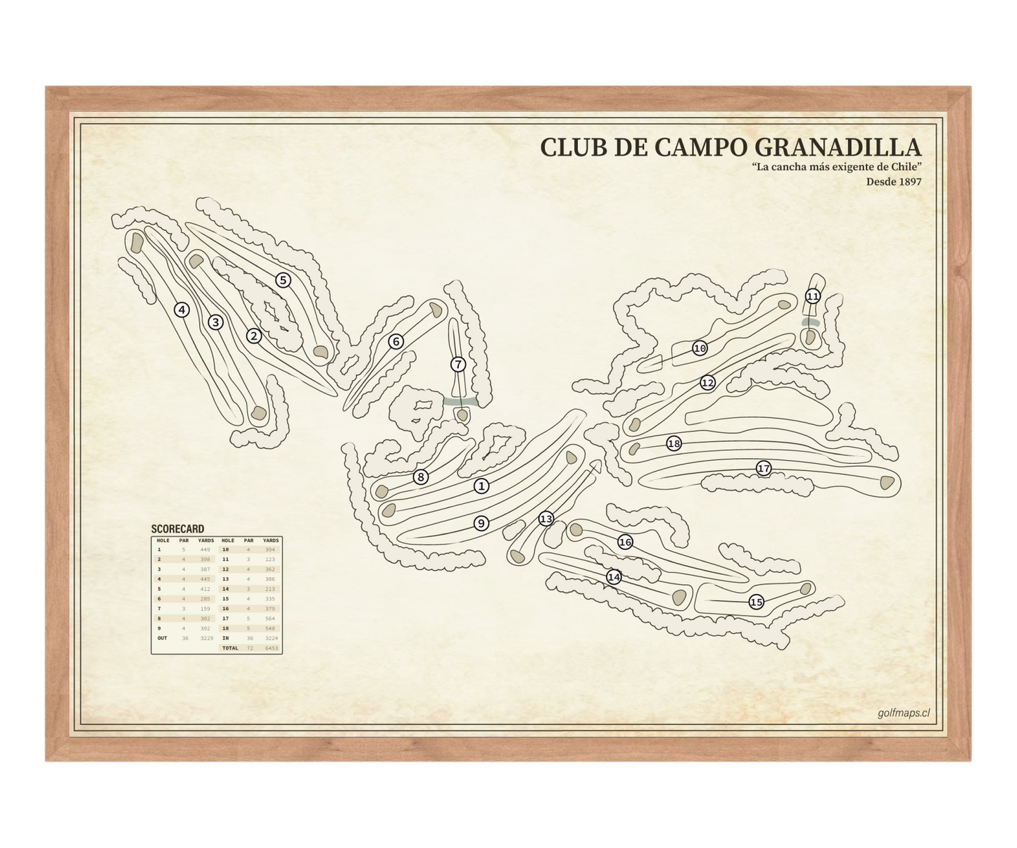 Club de Campo Granadilla - Treasure Map Series