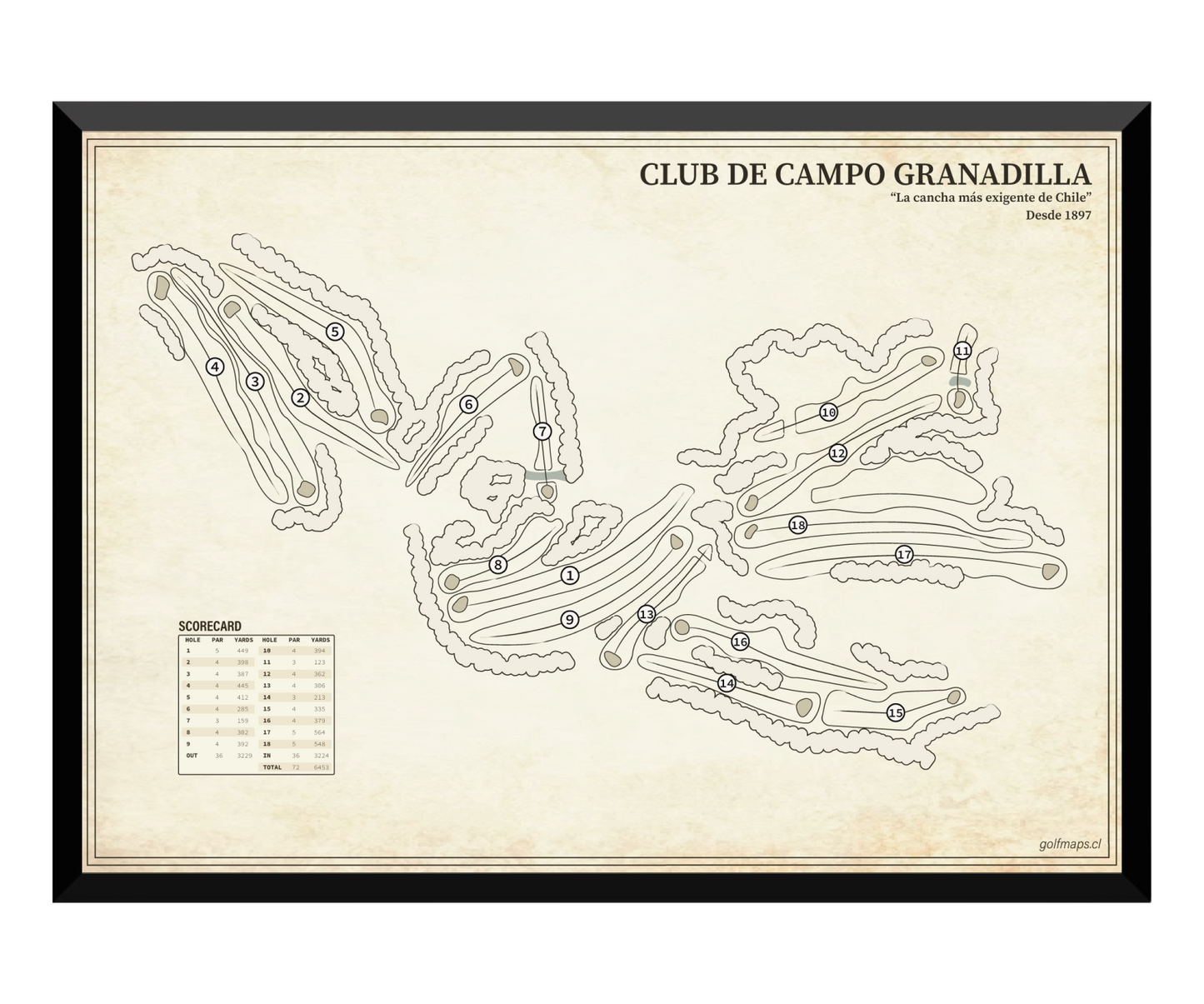 Club de Campo Granadilla - Treasure Map Series