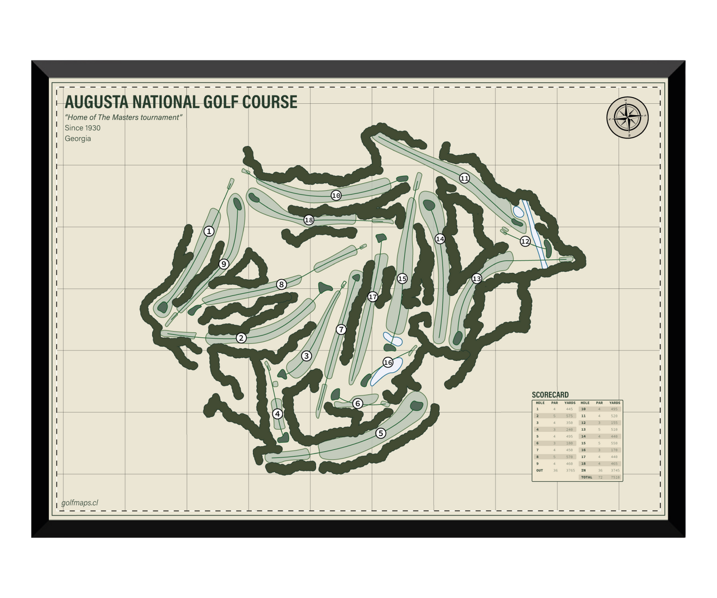 Augusta National Golf Course - Safari Series