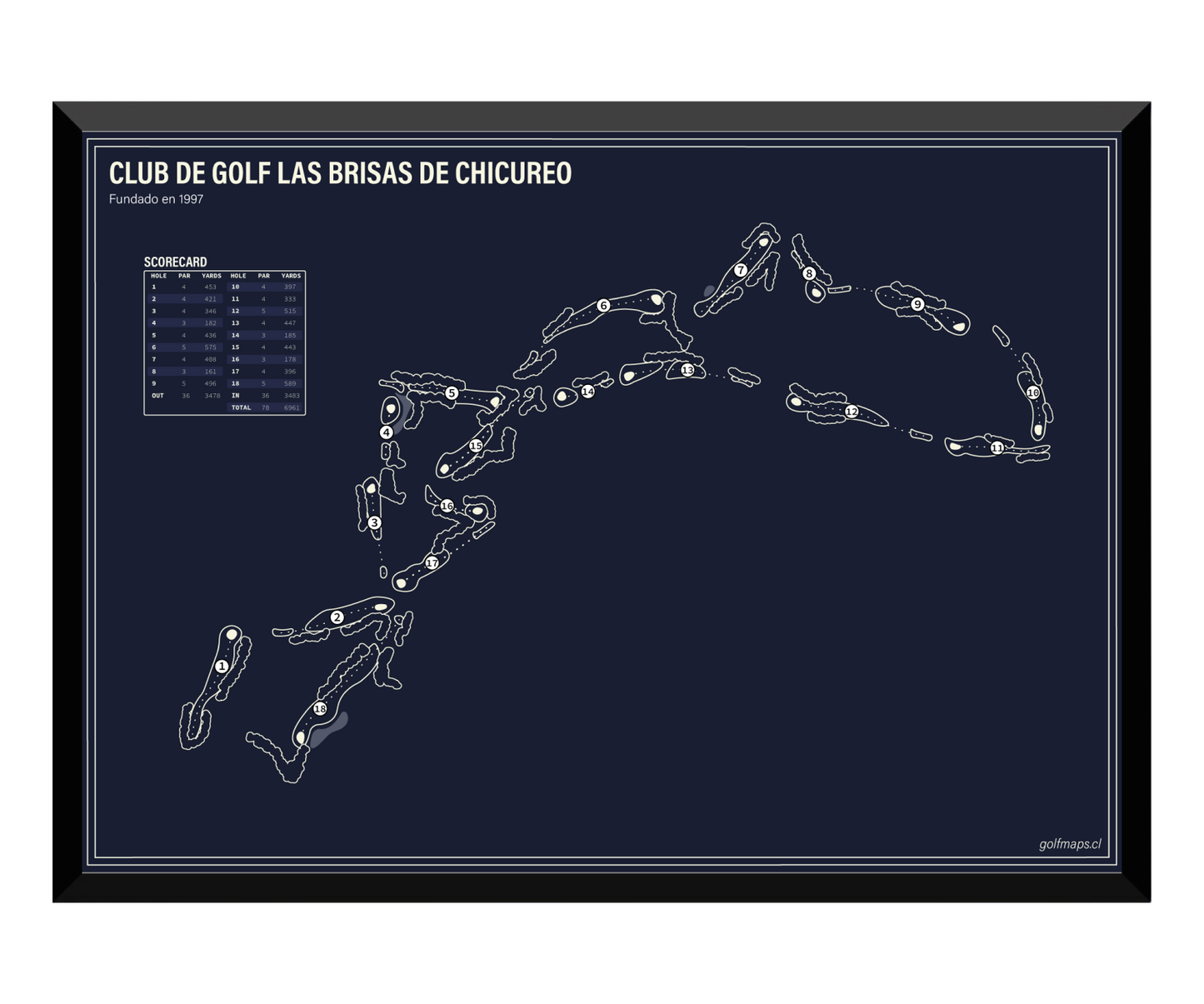 Club de Golf Las Brisas de Chicureo (Montaña) - Blue Board Series
