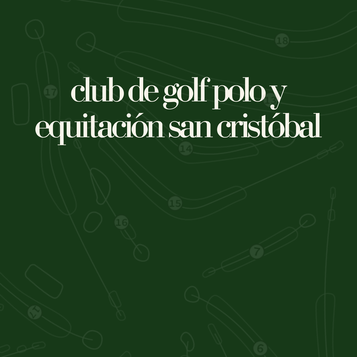 Club de polo y equitación San Cristobal