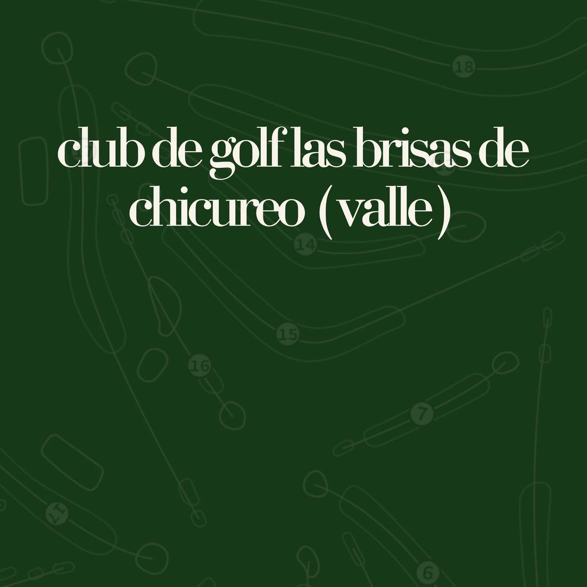 Club de Golf Las Brisas de Chicureo (Valle)