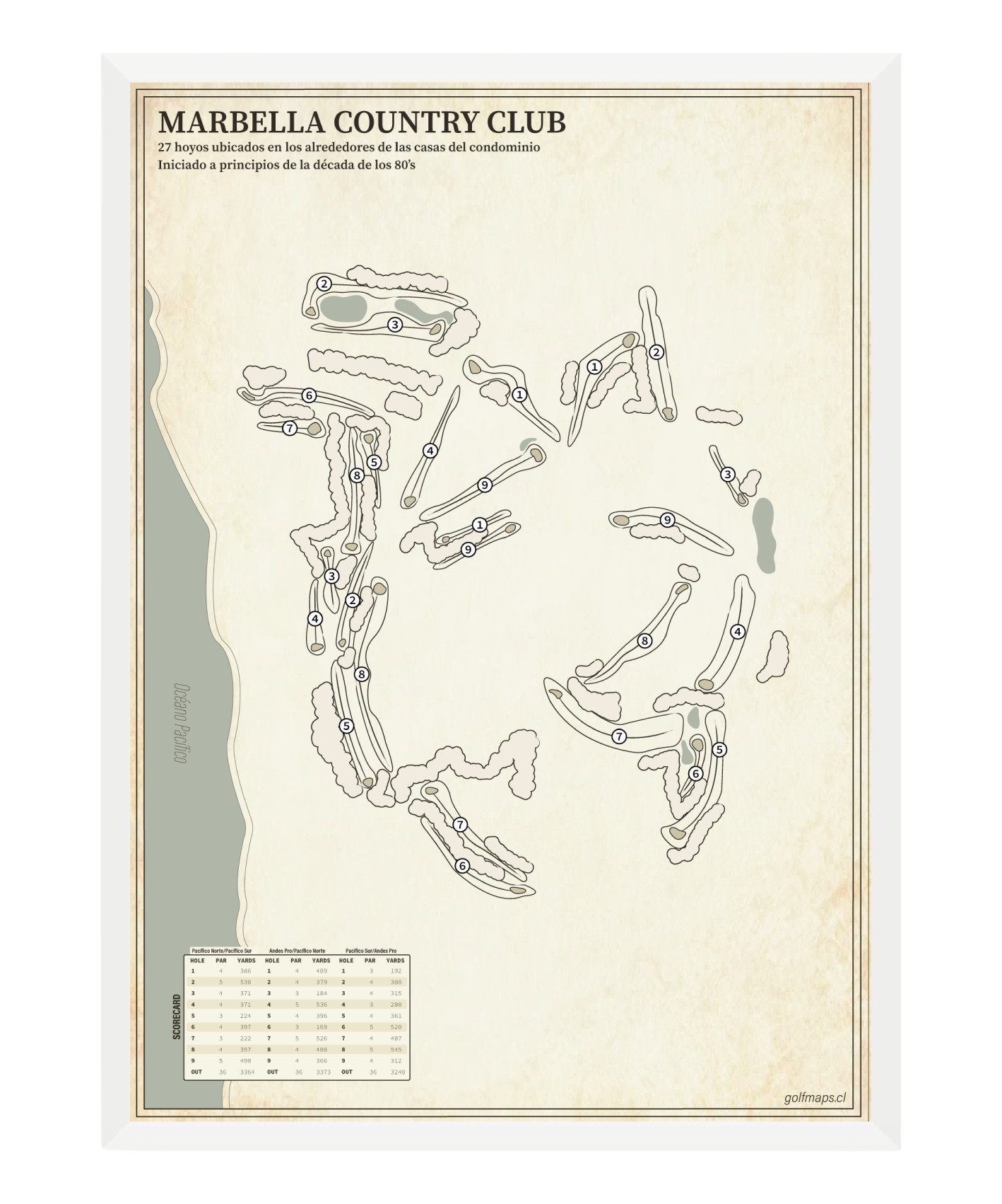 Marbella Country Club - Treasure Map Series