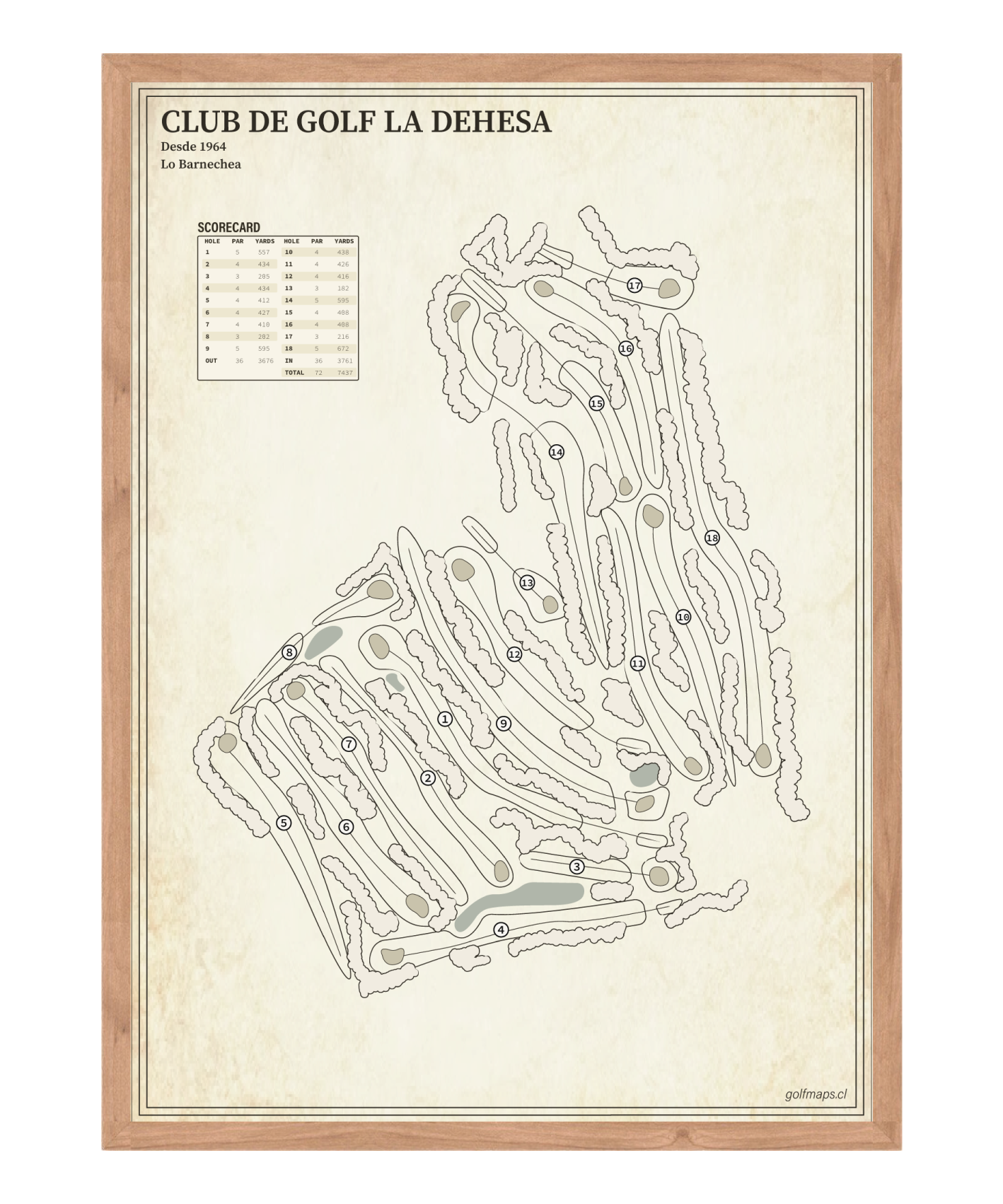 Club de Golf La Dehesa - Treasure Map Series