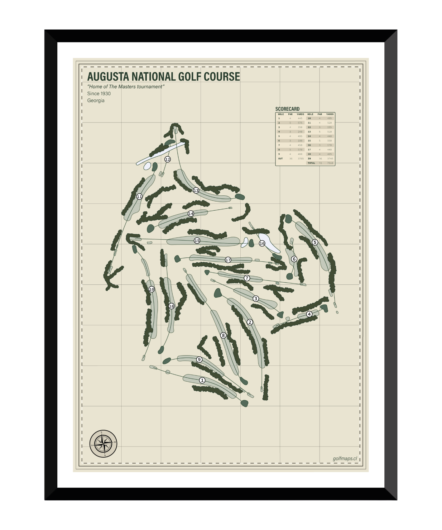 Augusta National Golf Course - Safari Series