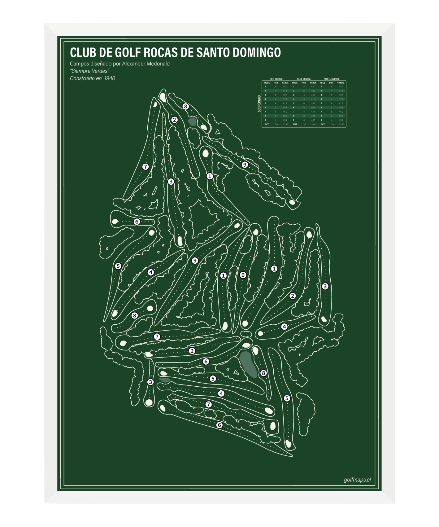 Club de Golf Rocas de Santo Domingo - Green Board Series