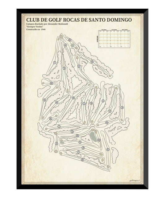 Club de Golf Rocas de Santo Domingo - Treasure Map Series