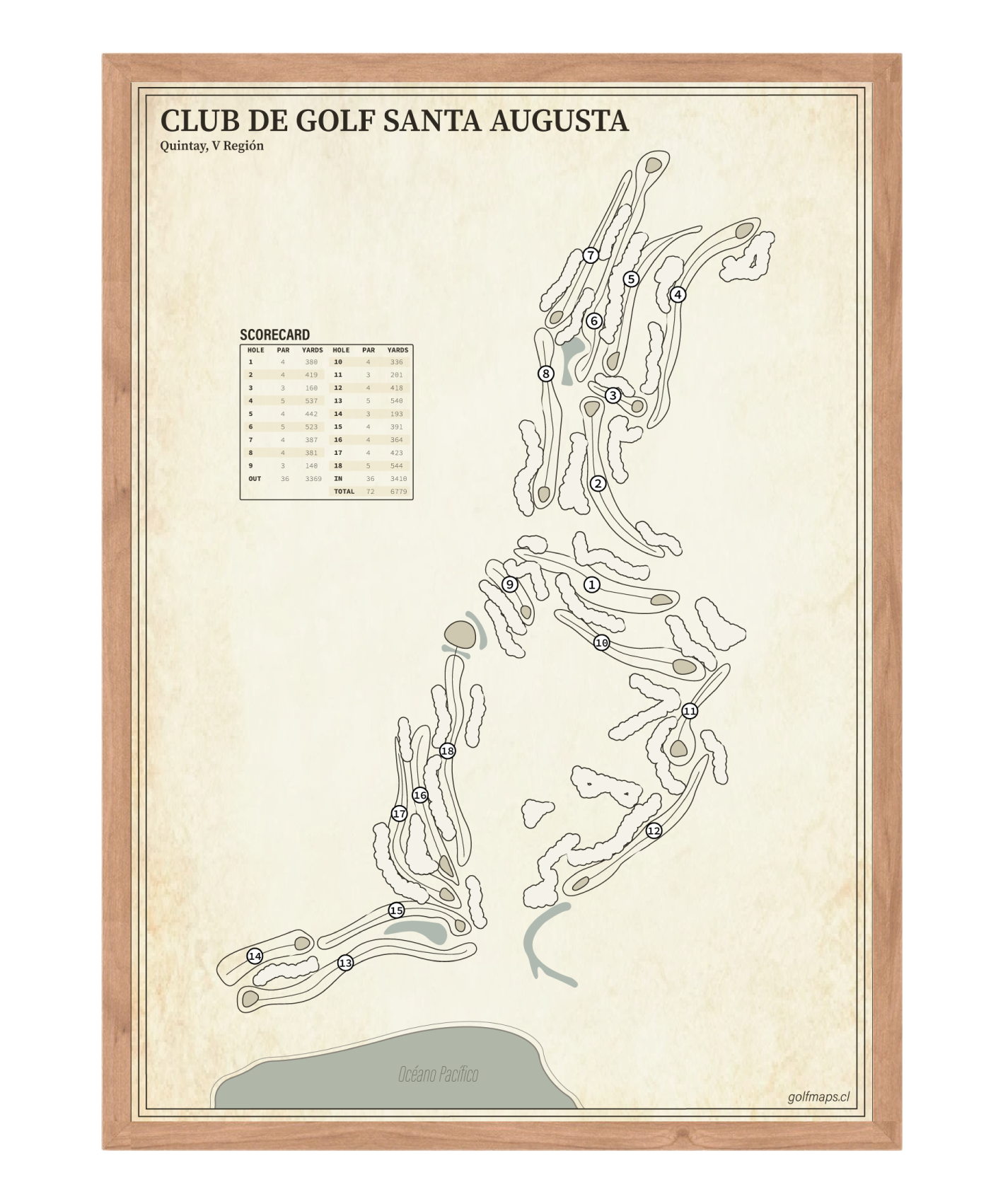Club de Golf Santa Augusta - Treasure Map Series