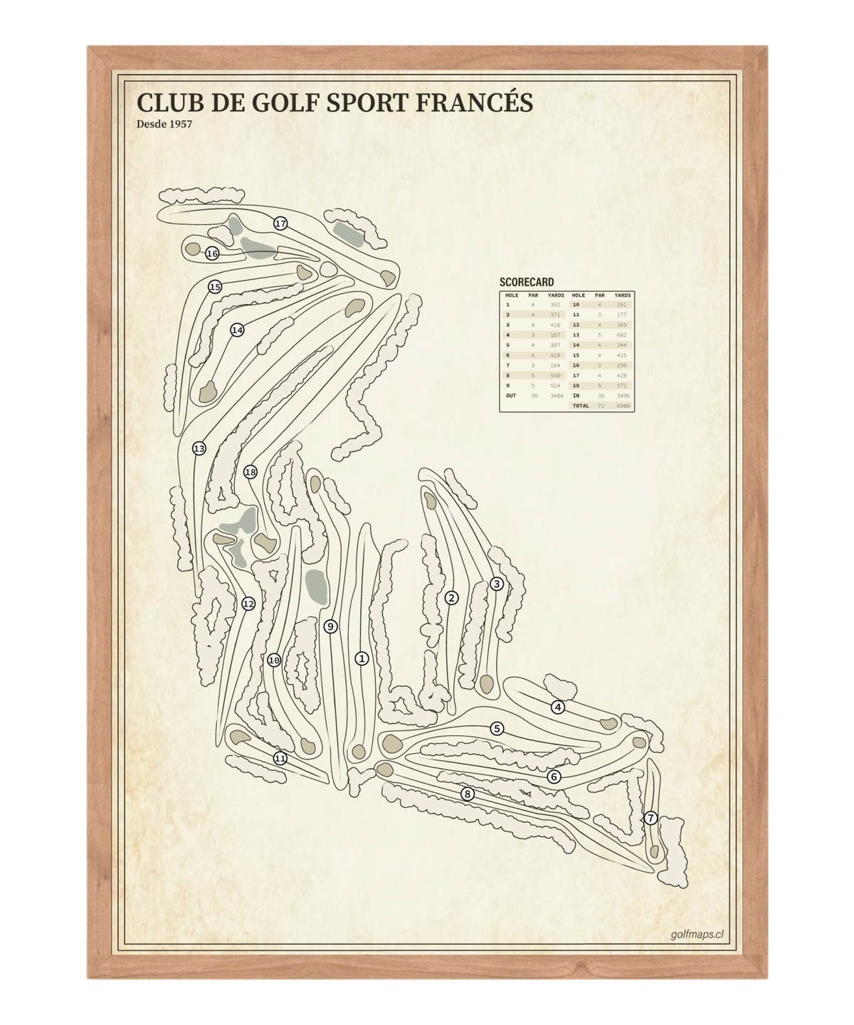 Club de Golf Sport Francés - Treasure Map Series