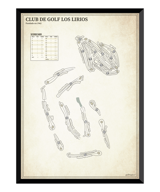 Club de Golf Los Lirios - Treasure Map Series