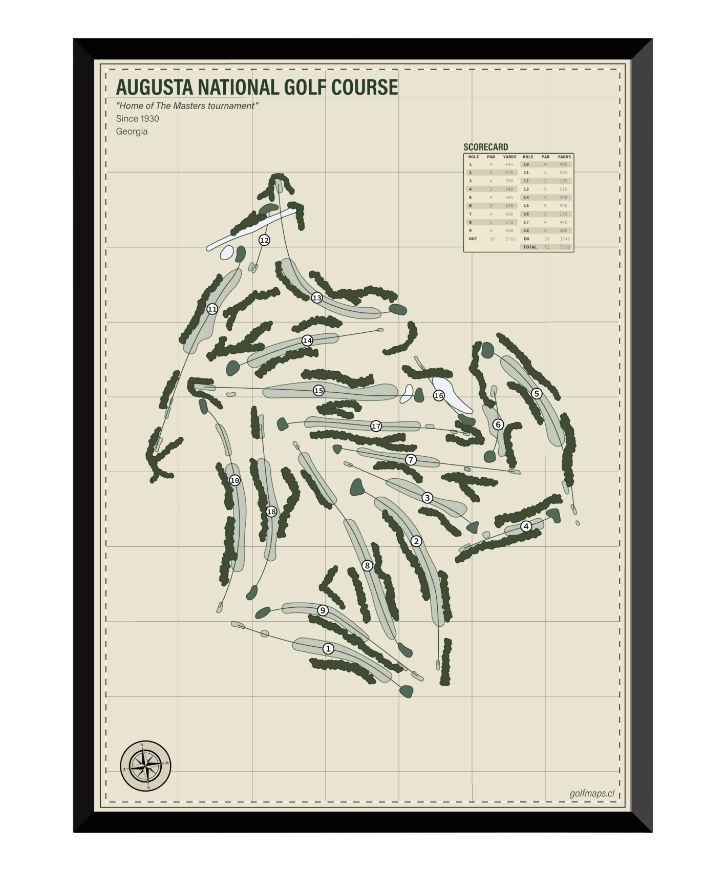Augusta National Golf Course - Safari Series
