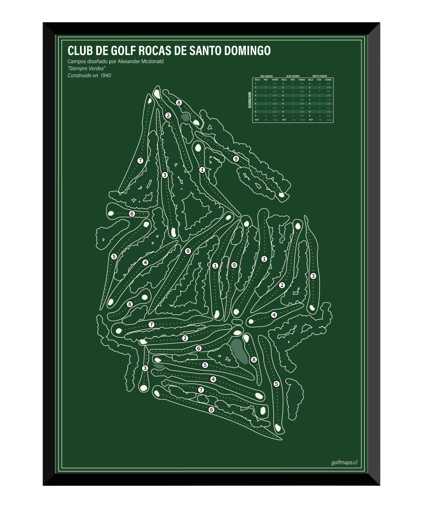 Club de Golf Rocas de Santo Domingo - Green Board Series