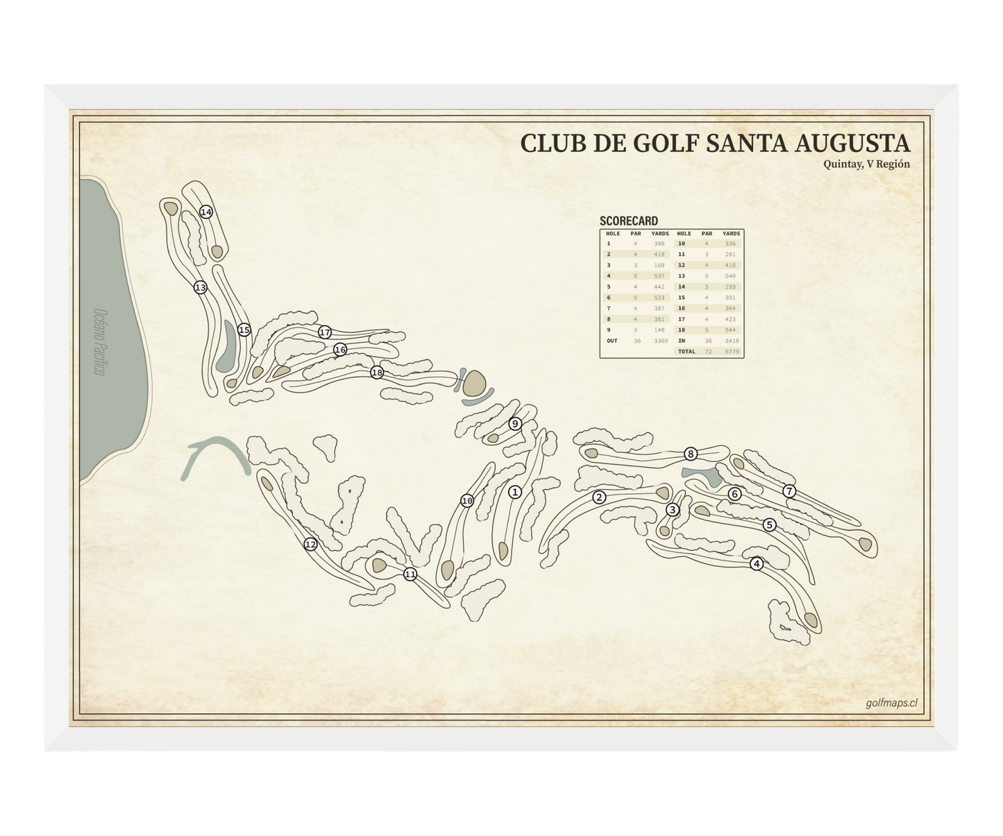 Club de Golf Santa Augusta - Treasure Map Series