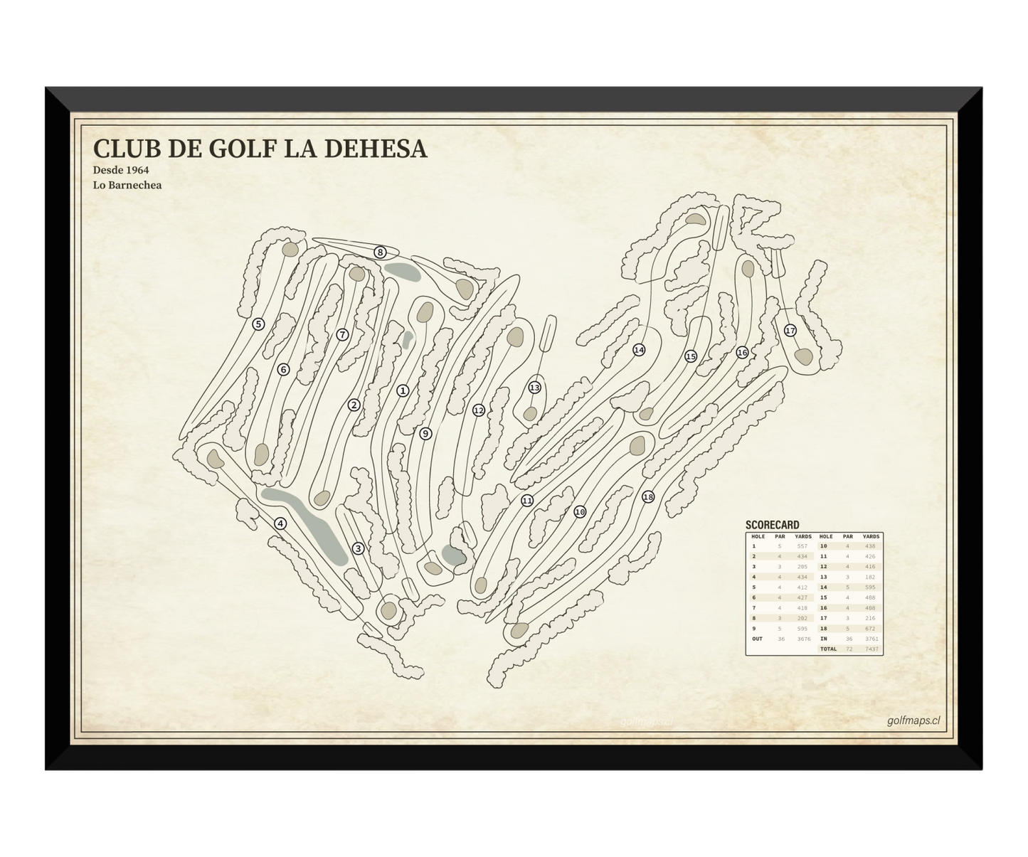 Club de Golf La Dehesa - Treasure Map Series