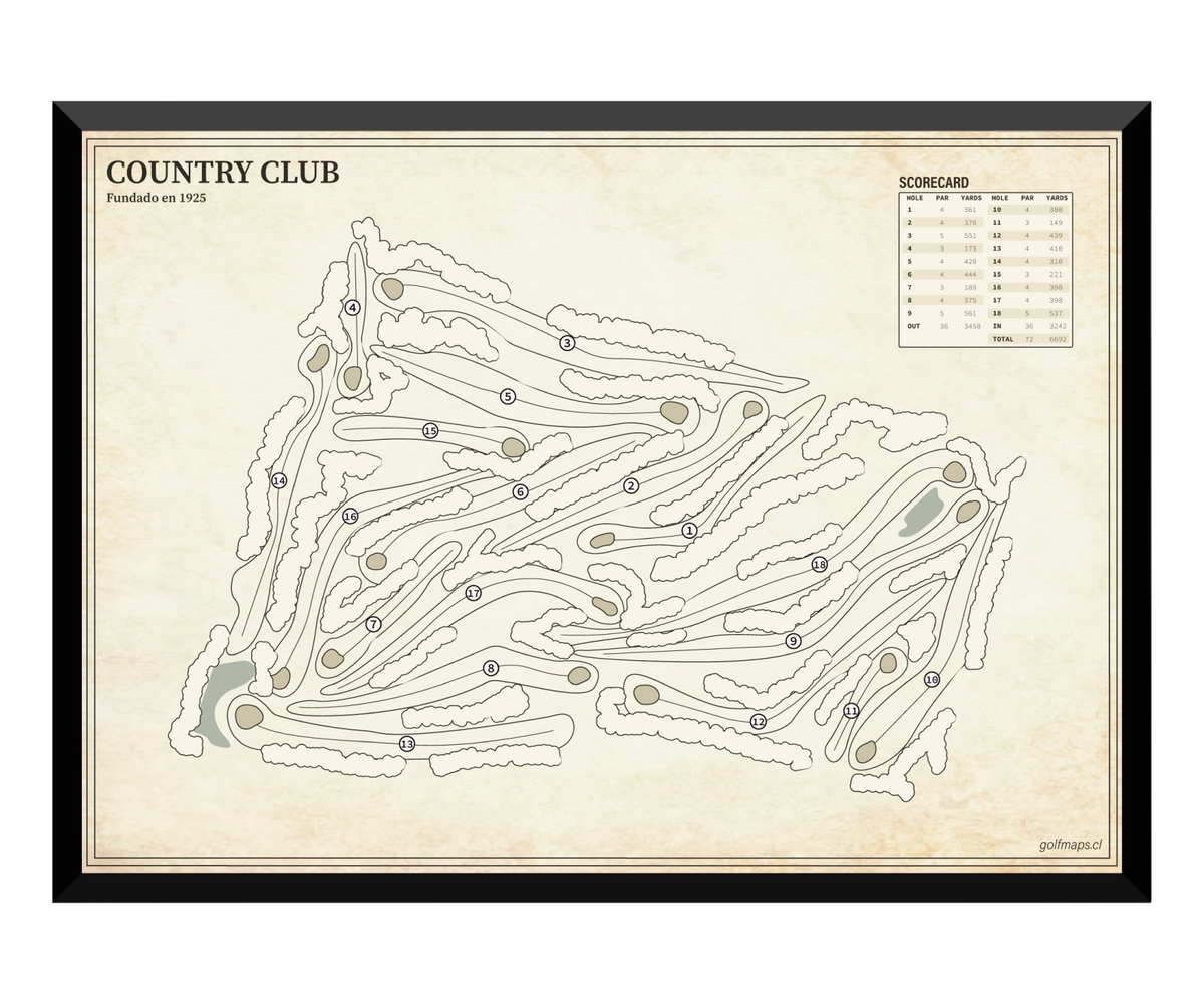 Prince of Wales Country Club - Treasure Map Series