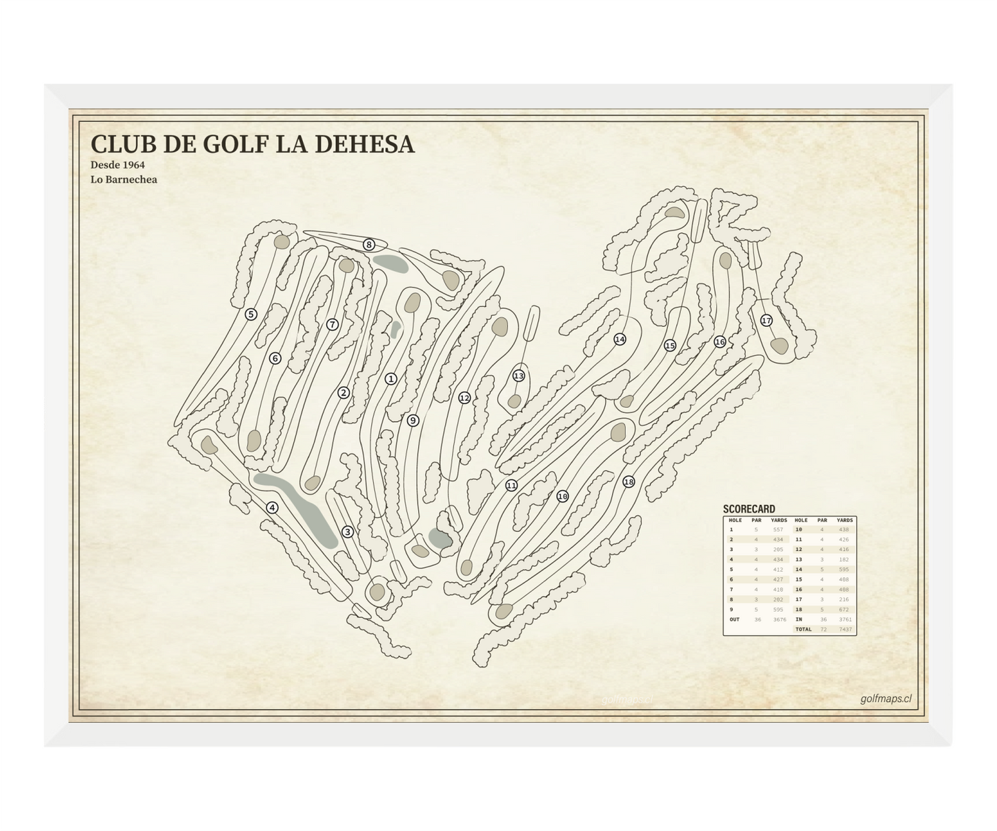 Club de Golf La Dehesa - Treasure Map Series