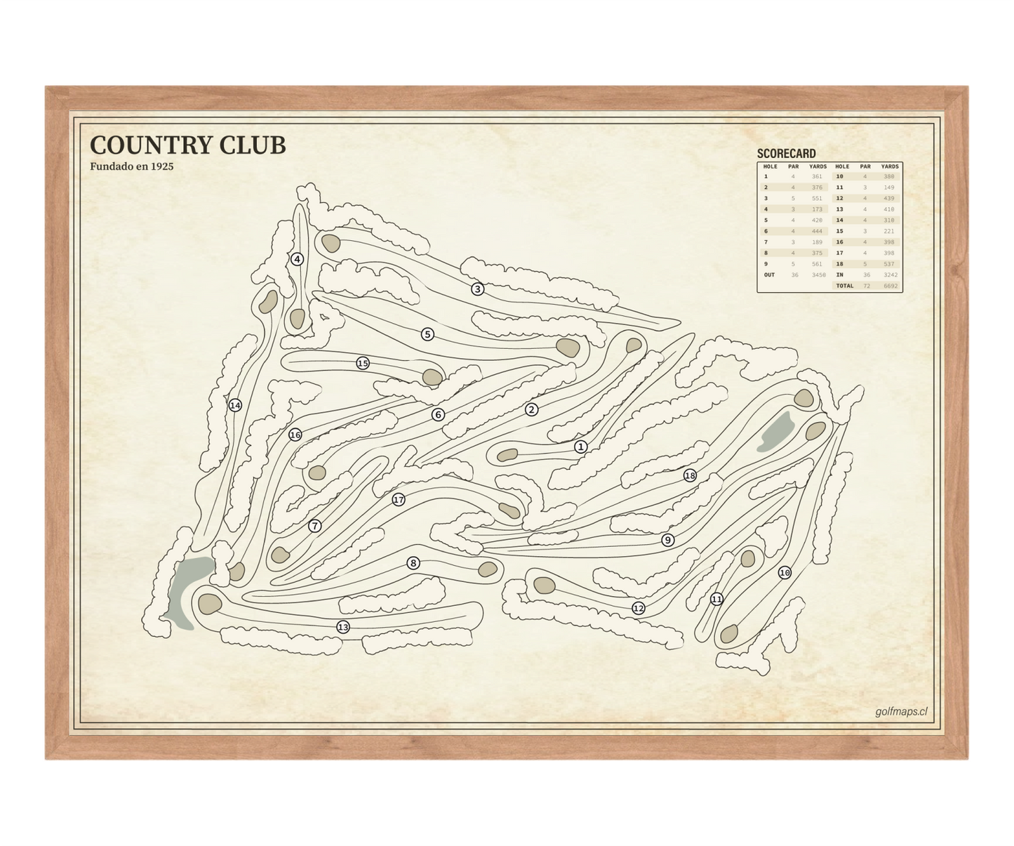 Prince of Wales Country Club - Treasure Map Series