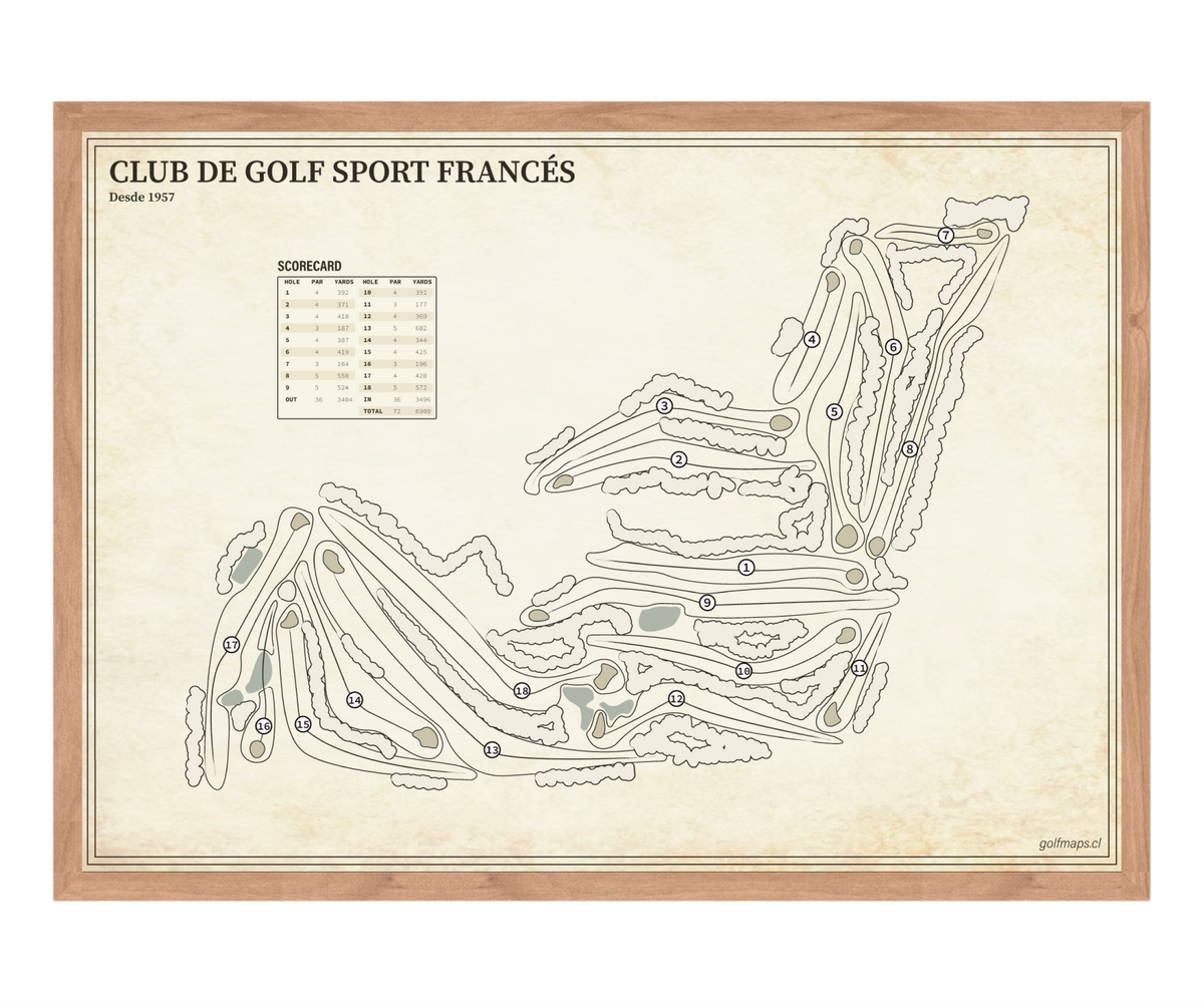 Club de Golf Sport Francés - Treasure Map Series