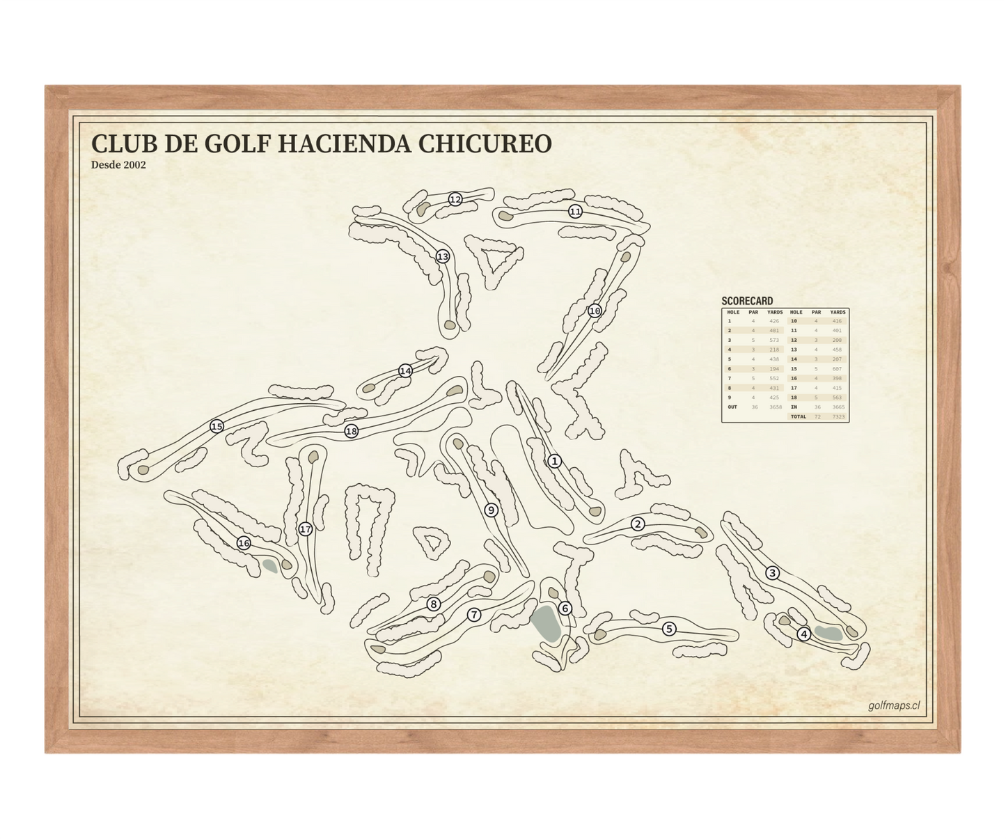 Club de Golf Hacienda Chicureo - Treasure Map Series