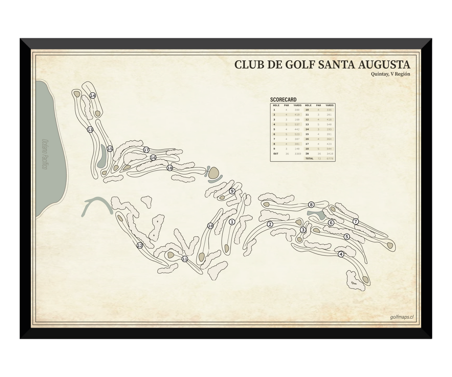 Club de Golf Santa Augusta - Treasure Map Series