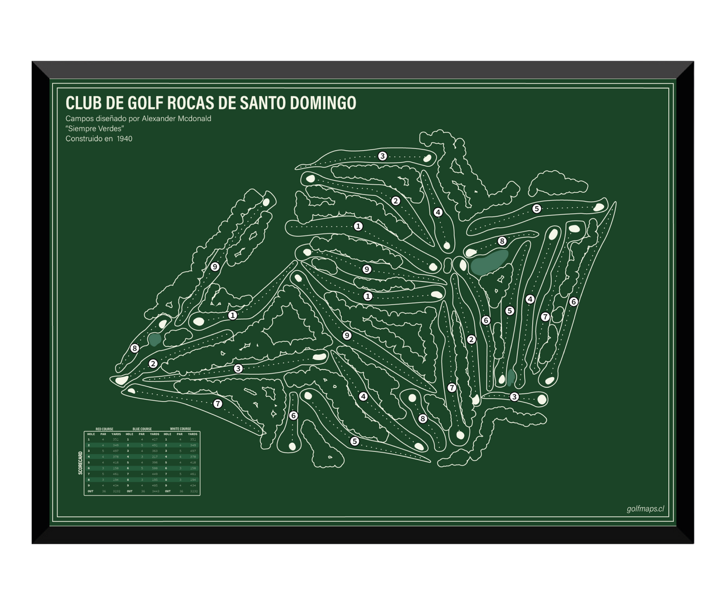 Club de Golf Rocas de Santo Domingo - Green Board Series