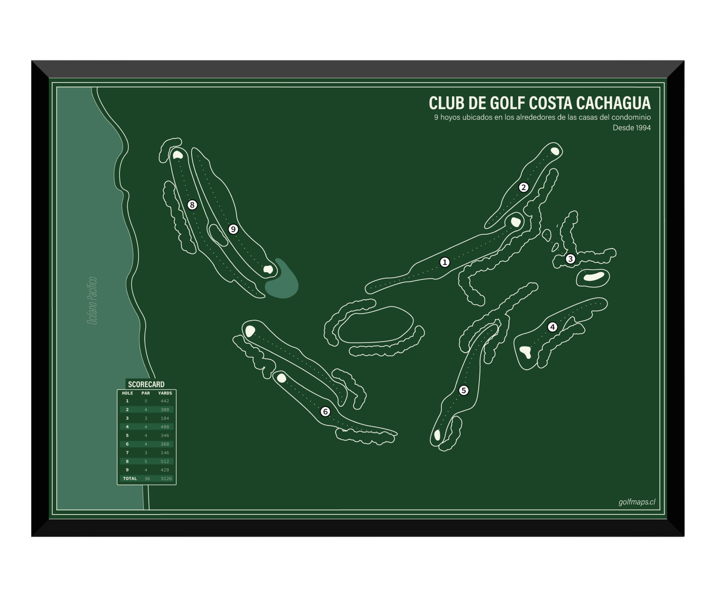 Club de Golf Costa Cachagua - Green Board Series